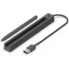 HP Slim Rechargeable Pen Charger, USB, 0,15 m, juoda