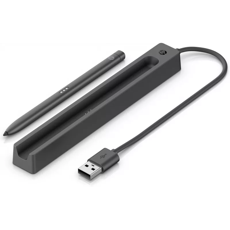 HP Slim Rechargeable Pen Charger, USB, 0,15 m, juoda