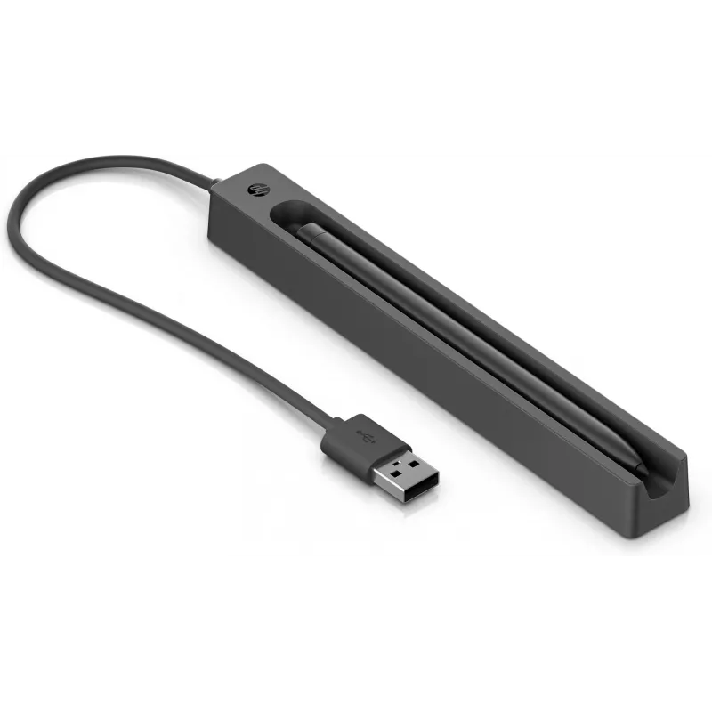 HP Slim Rechargeable Pen Charger, USB, 0,15 m, juoda