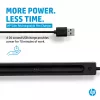 HP Slim Rechargeable Pen Charger, USB, 0,15 m, juoda