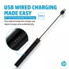 HP Slim Rechargeable Pen Charger, USB, 0,15 m, juoda
