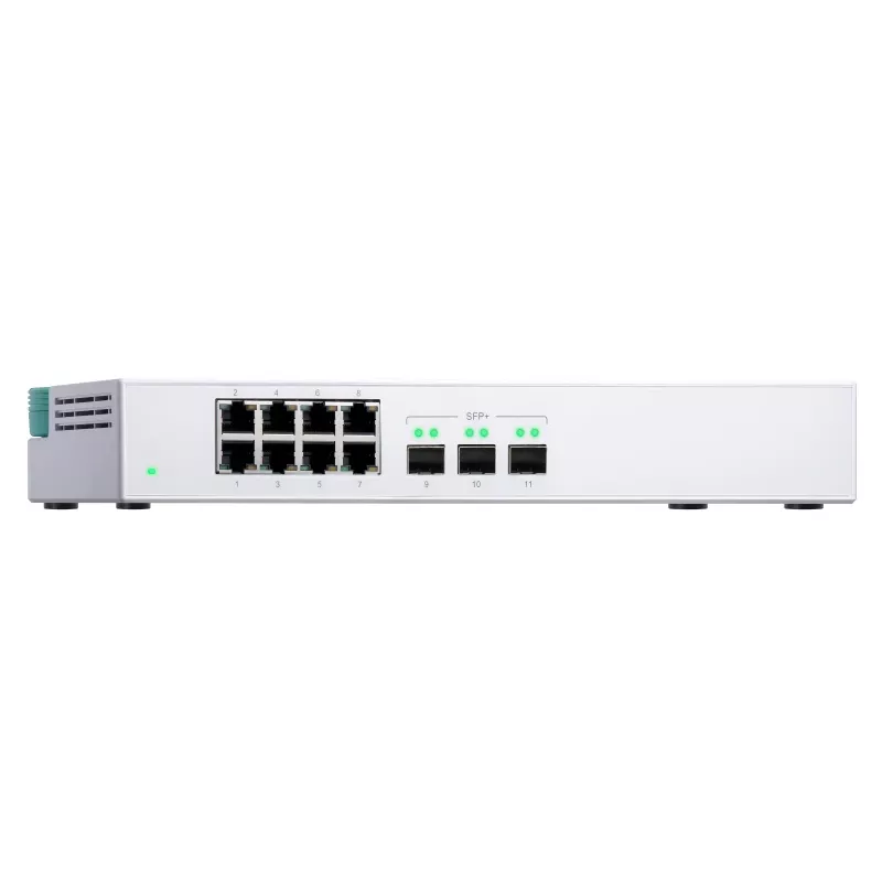 QNAP QSW-308S tinklo jungiklis, nevaldomas, Gigabit Ethernet (10/100/1000), baltas