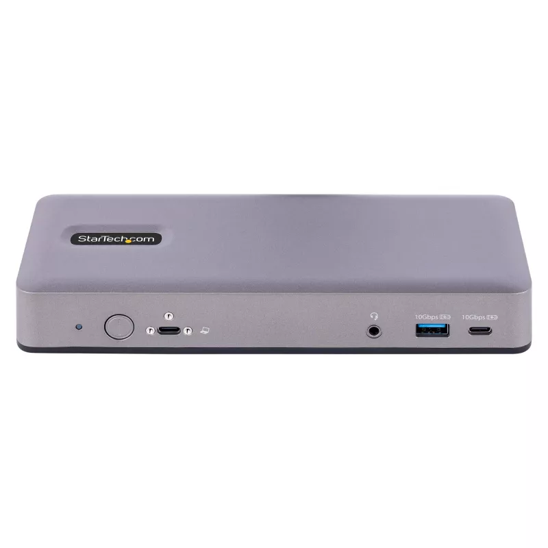 StarTech.com DK31C3MNCRUE nešiojamojo kompiuterio dokas / prievadų kartotuvas Laidinis USB 3.2 Gen 2 (3.1 Gen 2) Type-C