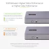 StarTech.com DK31C3MNCRUE nešiojamojo kompiuterio dokas / prievadų kartotuvas Laidinis USB 3.2 Gen 2 (3.1 Gen 2) Type-C