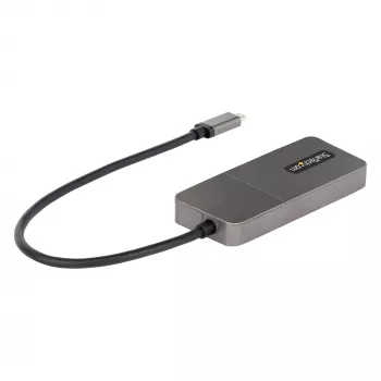 StarTech.com 3 prievadų USB-C MST centras – USB-C į 3x HDMI adapteris nešiojamam kompiuteriui, trigubas HDMI iki 4K 60Hz su DP 1.4 Alt Mode ir DSC, HDR, 30 cm kabelis, tik „Windows“