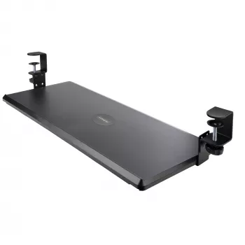 StarTech.com Po stalu montuojama klaviatūros lentyna su spaustukais, ergonomiška, iki 12 kg, ištraukiama, reguliuojamo aukščio (3,9/4,7/5,5 col.)