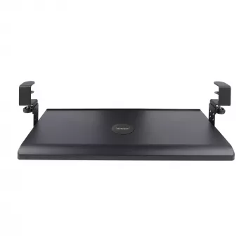 StarTech.com Po stalu montuojama klaviatūros lentyna su spaustukais, ergonomiška, iki 12 kg, ištraukiama, reguliuojamo aukščio (3,9/4,7/5,5 col.)