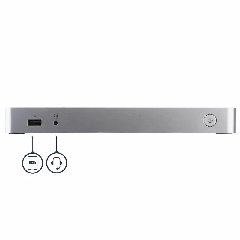 StarTech.com Dviejų monitorių USB-C dokas su 60W įkrovimu, USB 3.1 Gen 1, HDMI / DVI, suderinamas su Thunderbolt 3