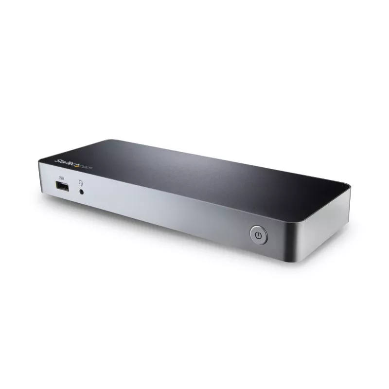 StarTech.com Dviejų monitorių USB-C dokas su 60W įkrovimu, USB 3.1 Gen 1, HDMI / DVI, suderinamas su Thunderbolt 3