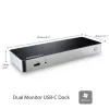 StarTech.com Dviejų monitorių USB-C dokas su 60W įkrovimu, USB 3.1 Gen 1, HDMI / DVI, suderinamas su Thunderbolt 3