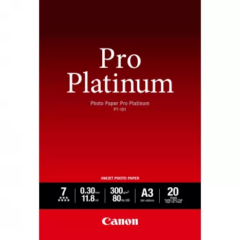 Canon PT-101 Pro Platinum A3 fotopopierius blizgus – 20 lapų