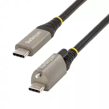 StarTech.com 3ft (1m) USB-C laidas su užfiksuojančiu varžtu 10Gbps - USB 3.1/3.2 Gen 2 Type-C - 100W (5A) Power Delivery, DP Alt Mode