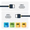 StarTech.com 3ft (1m) USB-C laidas su užfiksuojančiu varžtu 10Gbps - USB 3.1/3.2 Gen 2 Type-C - 100W (5A) Power Delivery, DP Alt Mode
