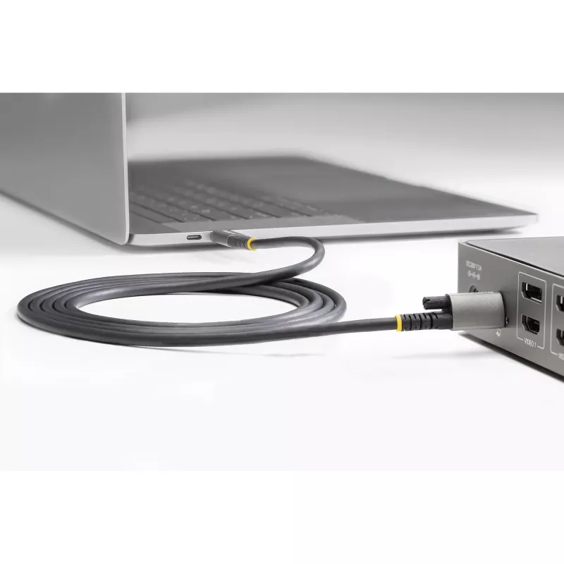 StarTech.com 3ft (1m) USB-C laidas su užfiksuojančiu varžtu 10Gbps - USB 3.1/3.2 Gen 2 Type-C - 100W (5A) Power Delivery, DP Alt Mode
