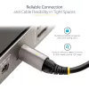 StarTech.com 3ft (1m) USB-C laidas su užfiksuojančiu varžtu 10Gbps - USB 3.1/3.2 Gen 2 Type-C - 100W (5A) Power Delivery, DP Alt Mode
