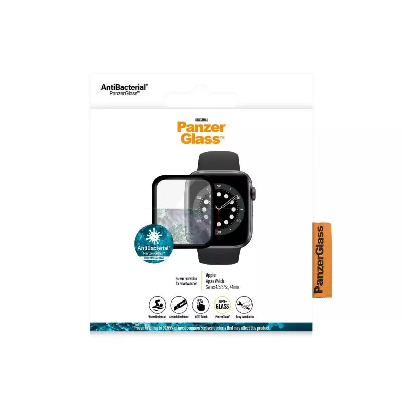 PanzerGlass ® Apple Watch Series 4 | 5 | 6 | SE 44mm Apsauginis stiklas