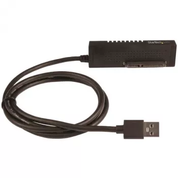 StarTech.com SATA į USB laidas - USB 3.1 (10Gbps) - UASP, juodas, veiklos ir maitinimo indikatoriai, CE, FCC, ASMedia ASM1351, 12 V, 0-60 °C