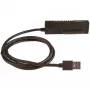 StarTech.com SATA į USB laidas - USB 3.1 (10Gbps) - UASP, juodas, veiklos ir maitinimo indikatoriai, CE, FCC, ASMedia ASM1351, 12 V, 0-60 °C