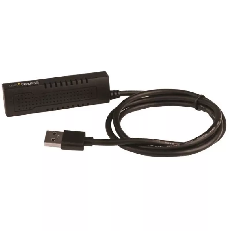 StarTech.com SATA į USB laidas - USB 3.1 (10Gbps) - UASP, juodas, veiklos ir maitinimo indikatoriai, CE, FCC, ASMedia ASM1351, 12 V, 0-60 °C