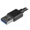 StarTech.com SATA į USB laidas - USB 3.1 (10Gbps) - UASP, juodas, veiklos ir maitinimo indikatoriai, CE, FCC, ASMedia ASM1351, 12 V, 0-60 °C