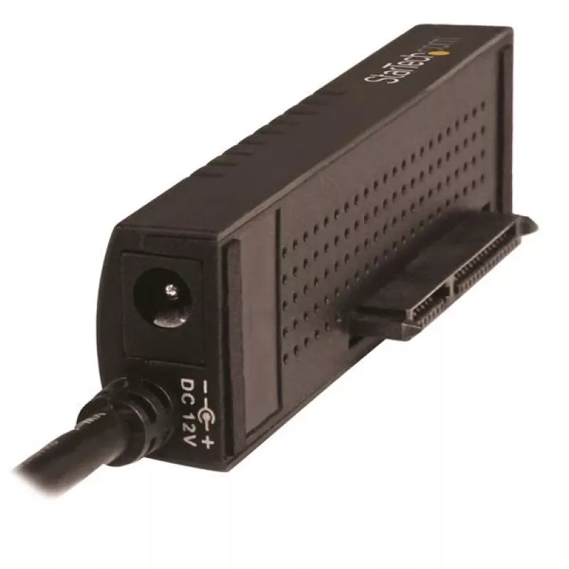 StarTech.com SATA į USB laidas - USB 3.1 (10Gbps) - UASP, juodas, veiklos ir maitinimo indikatoriai, CE, FCC, ASMedia ASM1351, 12 V, 0-60 °C