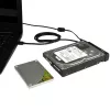 StarTech.com SATA į USB laidas - USB 3.1 (10Gbps) - UASP, juodas, veiklos ir maitinimo indikatoriai, CE, FCC, ASMedia ASM1351, 12 V, 0-60 °C