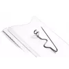 Durable Click Fold 8212-19 sulankstomas vardinis ženklelis, skaidrus, 75x40 mm, 10 vnt. pakuotėje