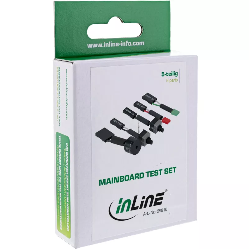 InLine 59910 PC ir serverių pagrindinių plokščių testavimo rinkinys (5 dalys)