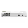 QNAP QSW-M2108-2S tinklo jungiklis, valdomas L2, 2.5G Ethernet (100/1000/2500), pilka