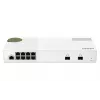 QNAP QSW-M2108-2S tinklo jungiklis, valdomas L2, 2.5G Ethernet (100/1000/2500), pilka