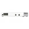 QNAP QSW-M2108-2S tinklo jungiklis, valdomas L2, 2.5G Ethernet (100/1000/2500), pilka