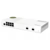 QNAP QSW-M2108-2S tinklo jungiklis, valdomas L2, 2.5G Ethernet (100/1000/2500), pilka
