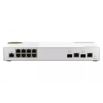 QNAP QSW-M2108-2C tinklo jungiklis valdomas L2 2.5G Ethernet (100/1000/2500) Pilka, Balta