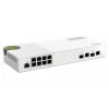 QNAP QSW-M2108-2C tinklo jungiklis valdomas L2 2.5G Ethernet (100/1000/2500) Pilka, Balta