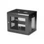 StarTech.com 9U sieninis tinklo spintos stovas su 1U lentyna, 19 colių serverio stovas sienai, ventiliuojamas korpusas