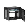 StarTech.com 9U sieninis tinklo spintos stovas su 1U lentyna, 19 colių serverio stovas sienai, ventiliuojamas korpusas