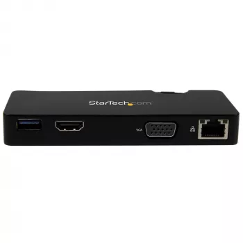 StarTech.com kelioninė dokų stotelė nešiojamiesiems kompiuteriams – HDMI arba VGA – USB 3.0