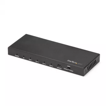 StarTech.com 4 prievadų HDMI skirstytuvas – 4K 60Hz, HDMI, 4x HDMI, 3840 x 2160 pikselių, juodas, 4K Ultra HD, 60 Hz