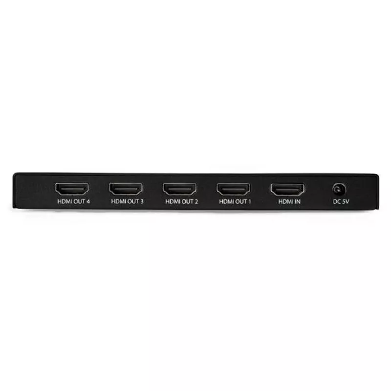 StarTech.com 4 prievadų HDMI skirstytuvas – 4K 60Hz, HDMI, 4x HDMI, 3840 x 2160 pikselių, juodas, 4K Ultra HD, 60 Hz