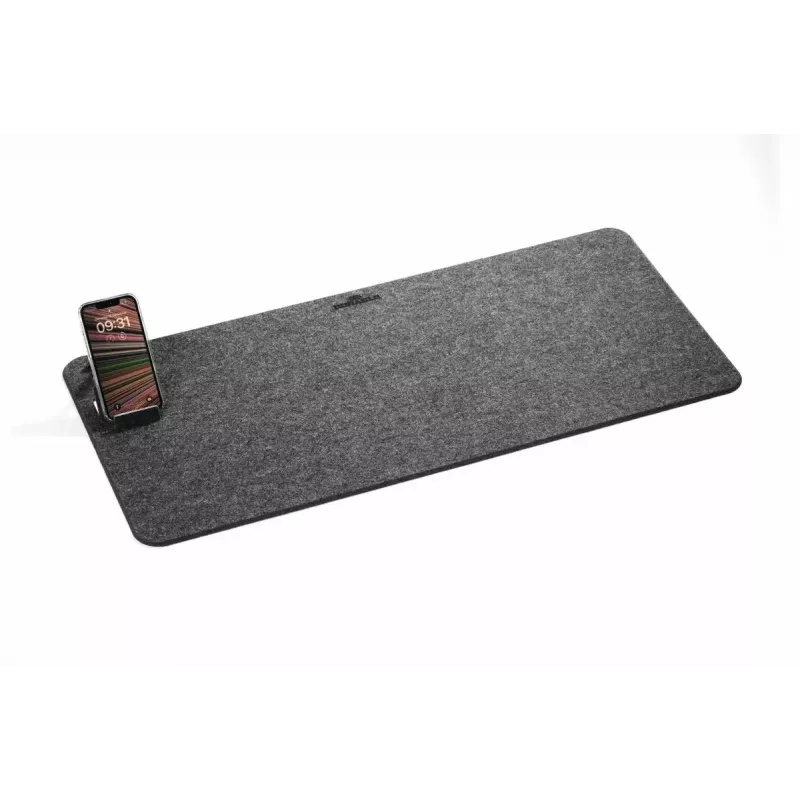 Stalo kilimėlis Durable 708158 iš PET veltinio, anglies spalvos, 700x330x4 mm