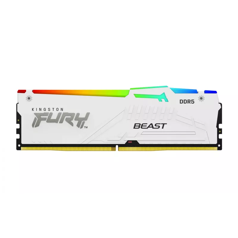 Kingston FURY Beast 32GB 5600MT/s DDR5 CL36 DIMM Baltas RGB EXPO