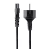 StarTech.com 3 m maitinimo laidas nešiojamam kompiuteriui, EU Schuko į C5, 2,5 A 250 V, 18 AWG