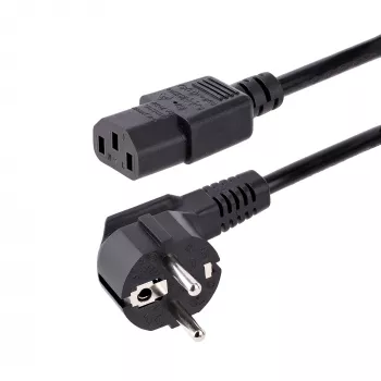 StarTech.com 3 m maitinimo laidas, 18AWG, EU Schuko į C13, 250V 10A, juodas