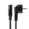 StarTech.com 3 m maitinimo laidas, 18AWG, EU Schuko į C13, 250V 10A, juodas
