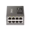 StarTech.com 4 prievadų kelių gigabitų PoE++ įpurškiklis, 5/2.5/1G Ethernet (NBASE-T), PoE/PoE+/PoE++ (802.3af/802.3at/802.3bt), 160 W galios biudžetas, montuojamas ant sienos/DIN bėgio, nevaldomas