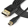 StarTech.com 3ft (1m) VESA sertifikuotas Mini DisplayPort į DisplayPort 1.4 laidas - 8K 60Hz HBR3 HDR - itin didelės raiškos mDP į DP 1.4 laidas - plonas (34 AWG) itin didelės raiškos 4K 120Hz - monitoriaus/vaizdo laidas
