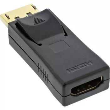 InLine DisplayPort adapteris DisplayPort kištukas / HDMI lizdas juodas