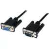 StarTech.com 2 m juodas DB9 RS232 nuoseklusis nulinio modemo kabelis F/M