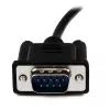 StarTech.com 2 m juodas DB9 RS232 nuoseklusis nulinio modemo kabelis F/M