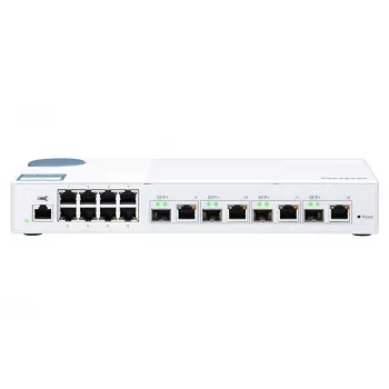 QNAP QSW-M408-4C valdomas tinklo jungiklis L2 Gigabit Ethernet (10/100/1000) Baltas